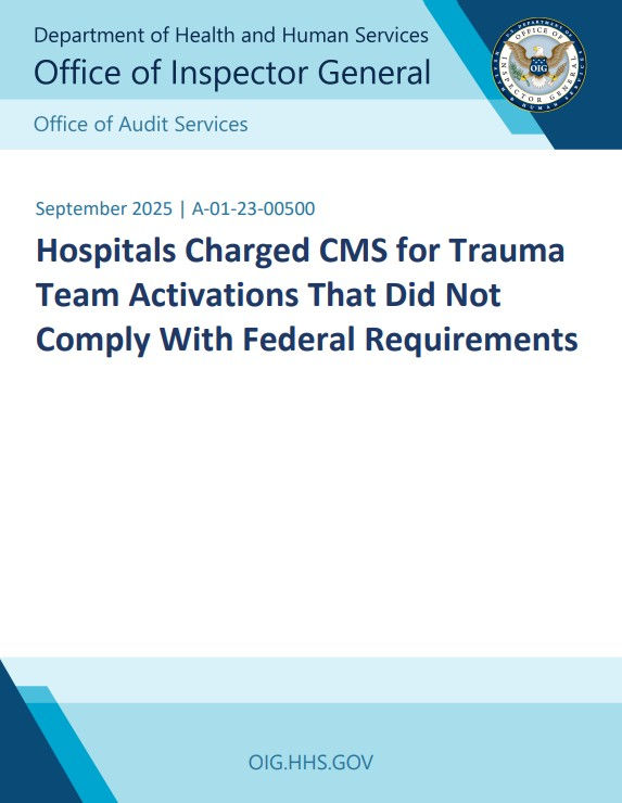 OIG trauma activation report