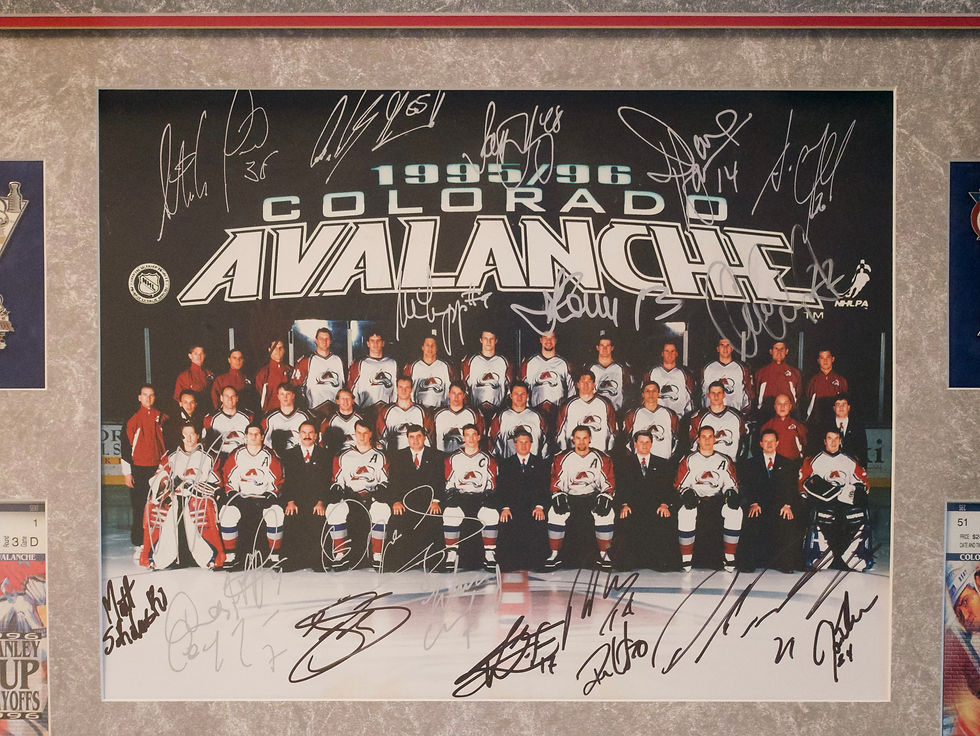 Thumbnail: 1996 Stanley Cup Champs Framed & Signed