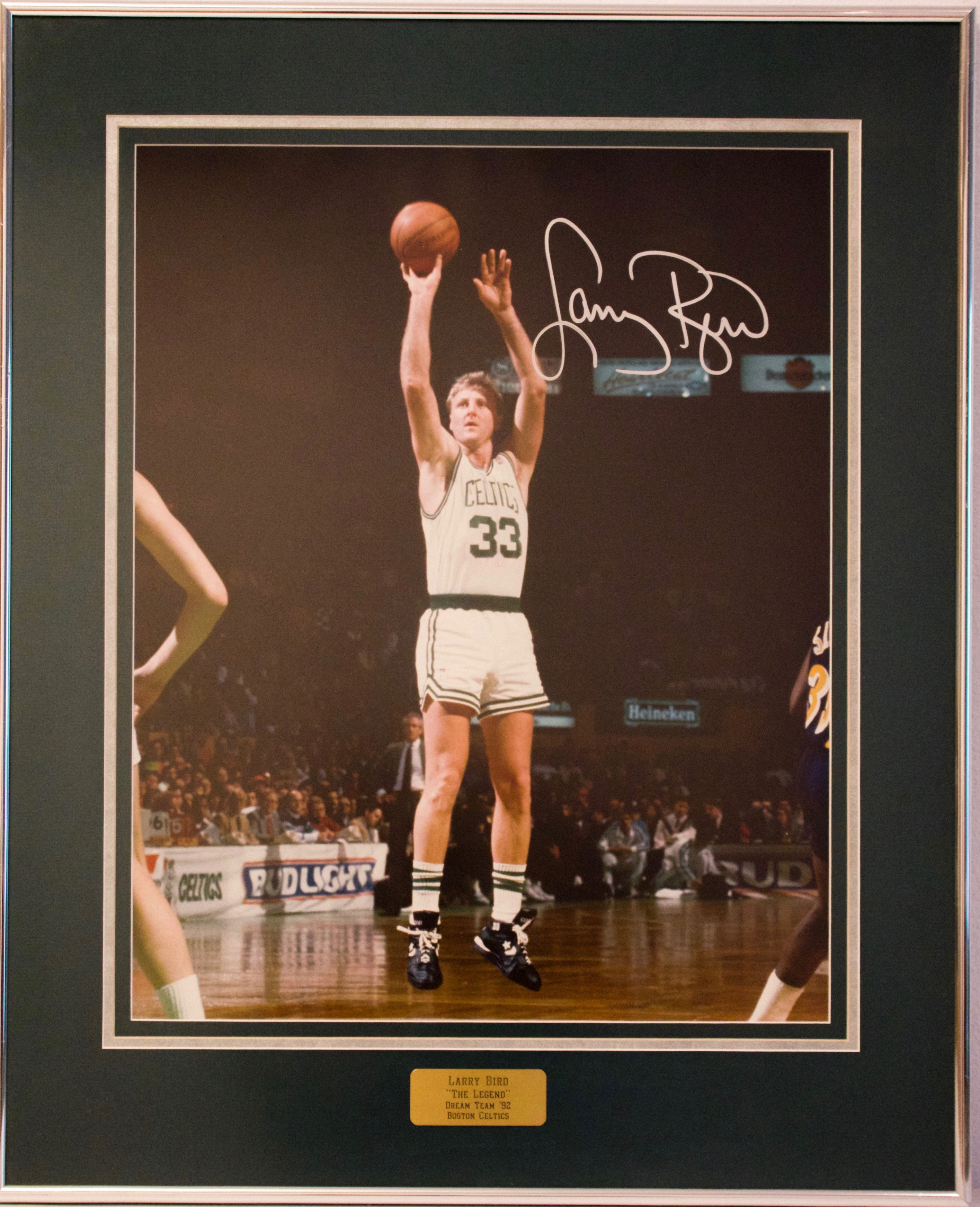 Larry Byrd HOF 16x20 Framed & Signed