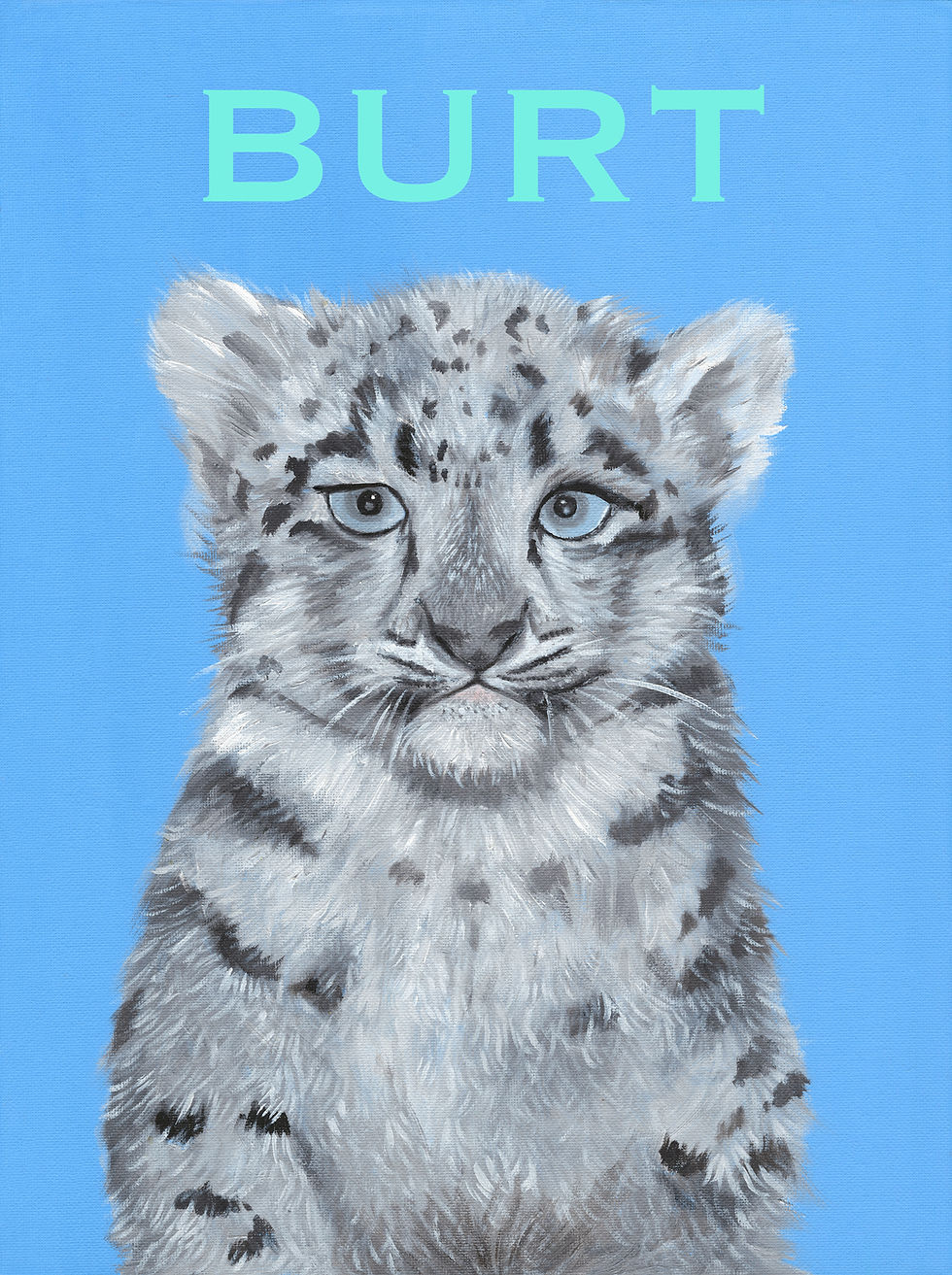 Thumbnail: Custom Snow Leopard Fine Art Print