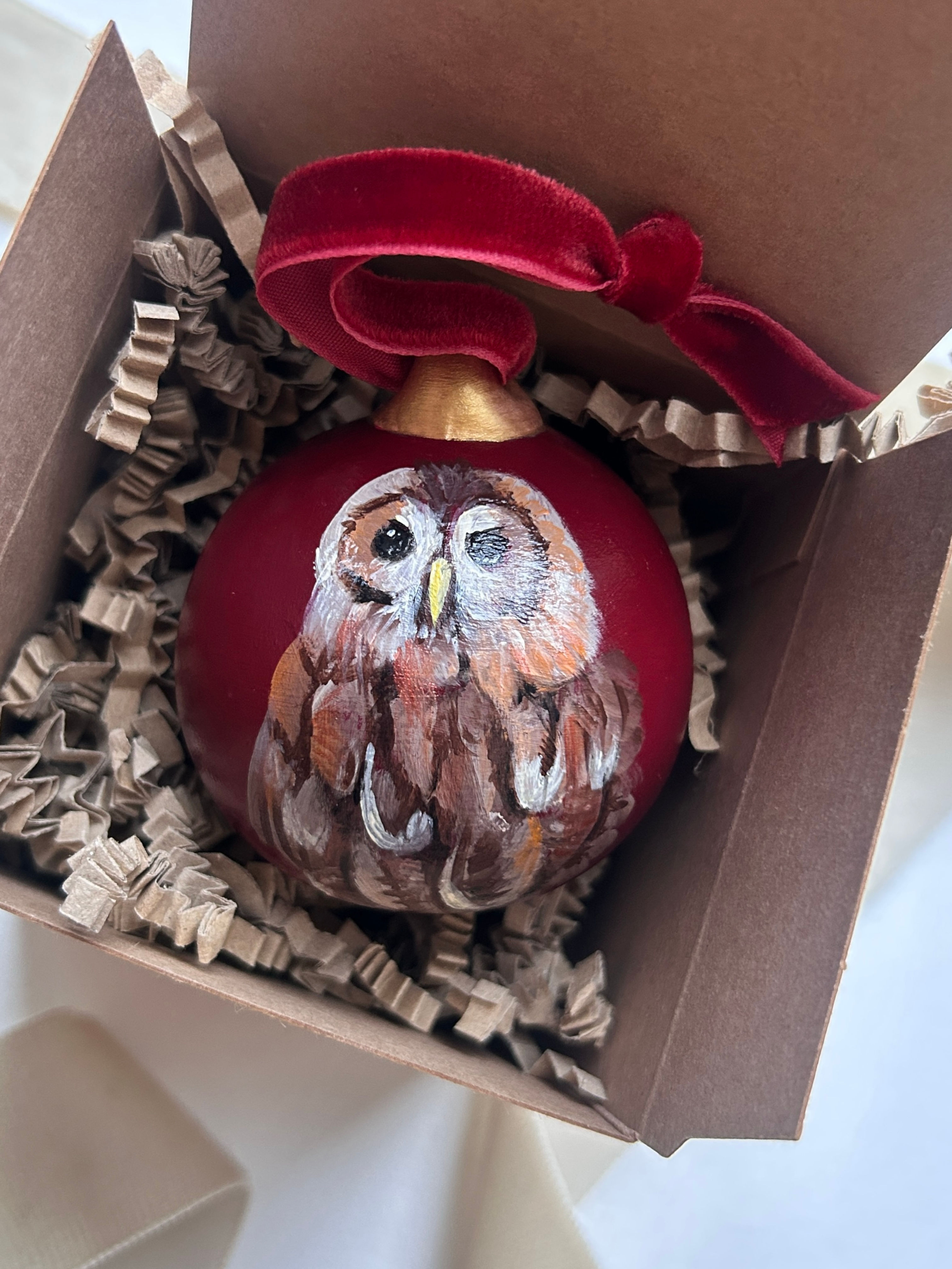 Owl Ceramic Bauble