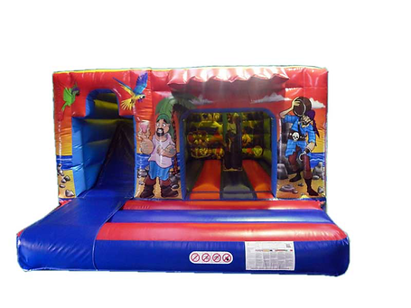 Pirate Cabin Bounce and Slide Combi Cabin Bouncy Castle