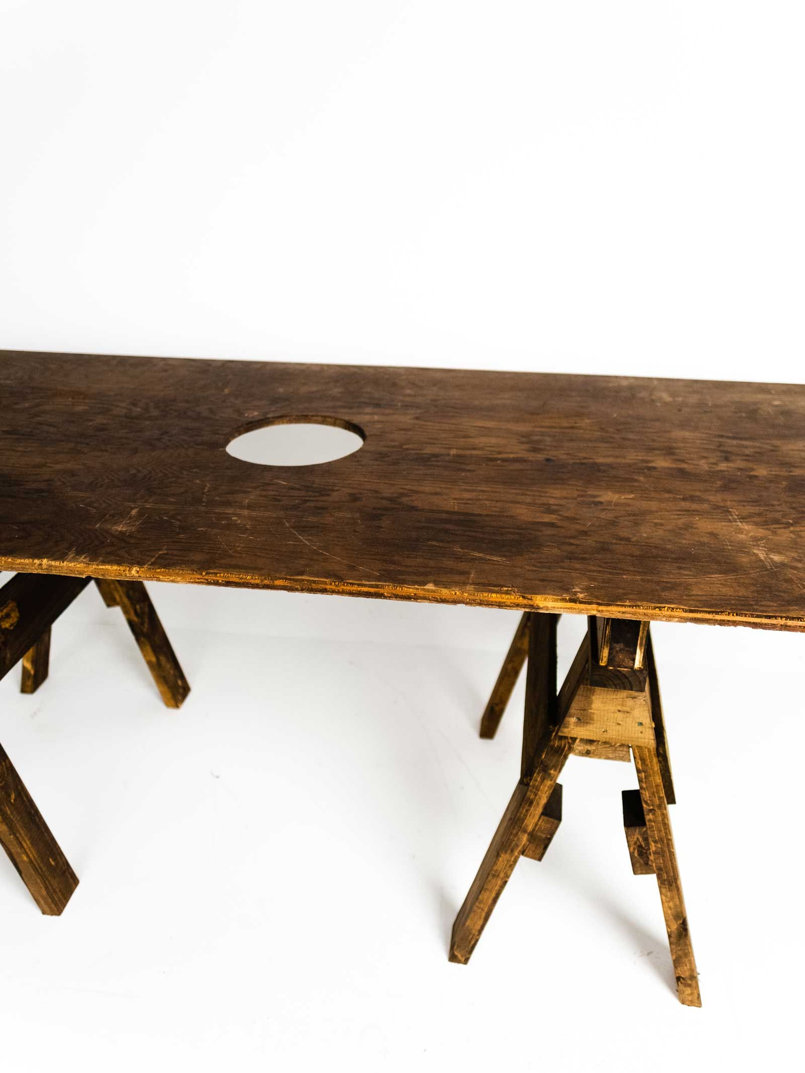 Sawhorse Oyster Table