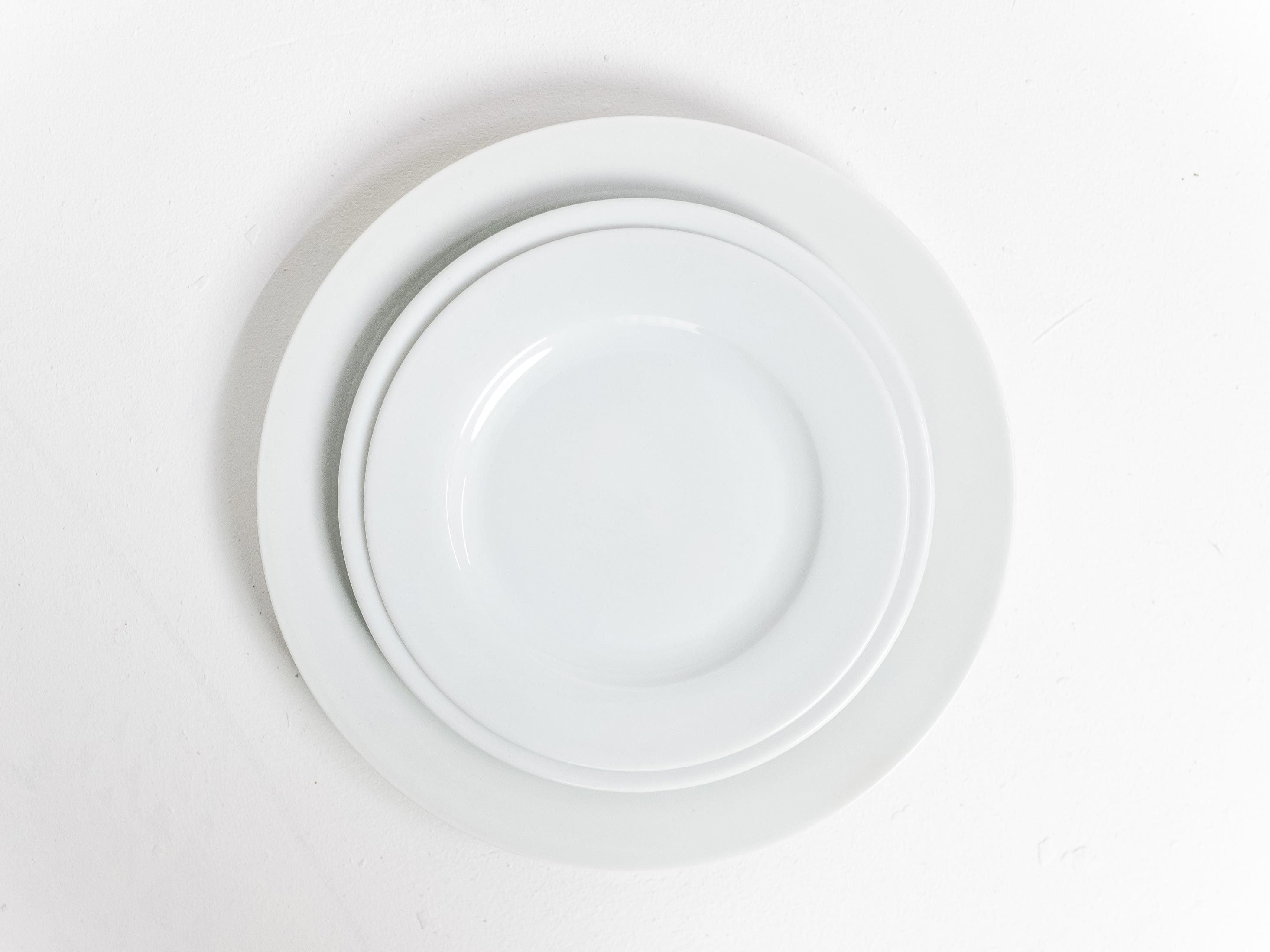 Plain White China Collection