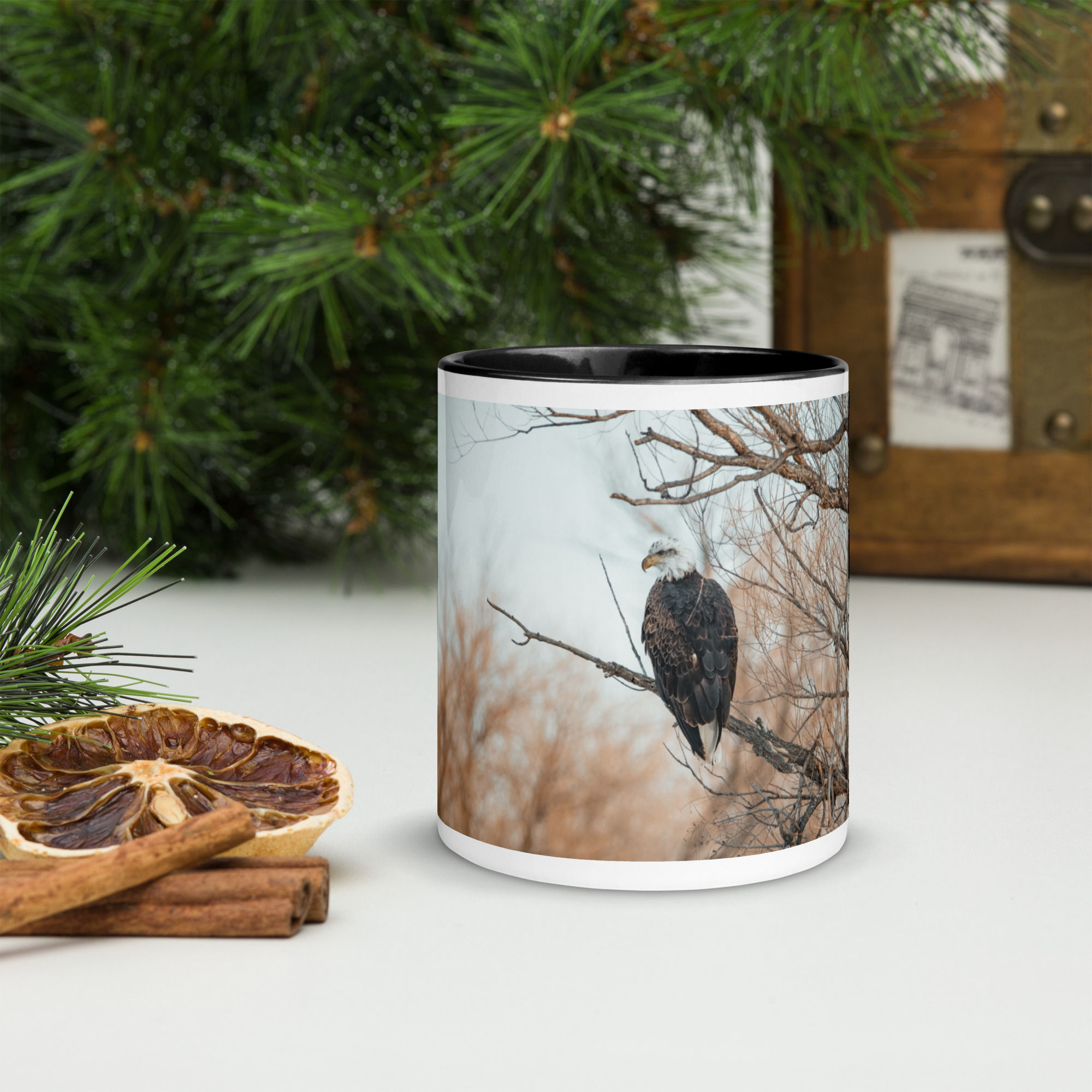 'Orman Bald Eagle' Mug with Color Inside