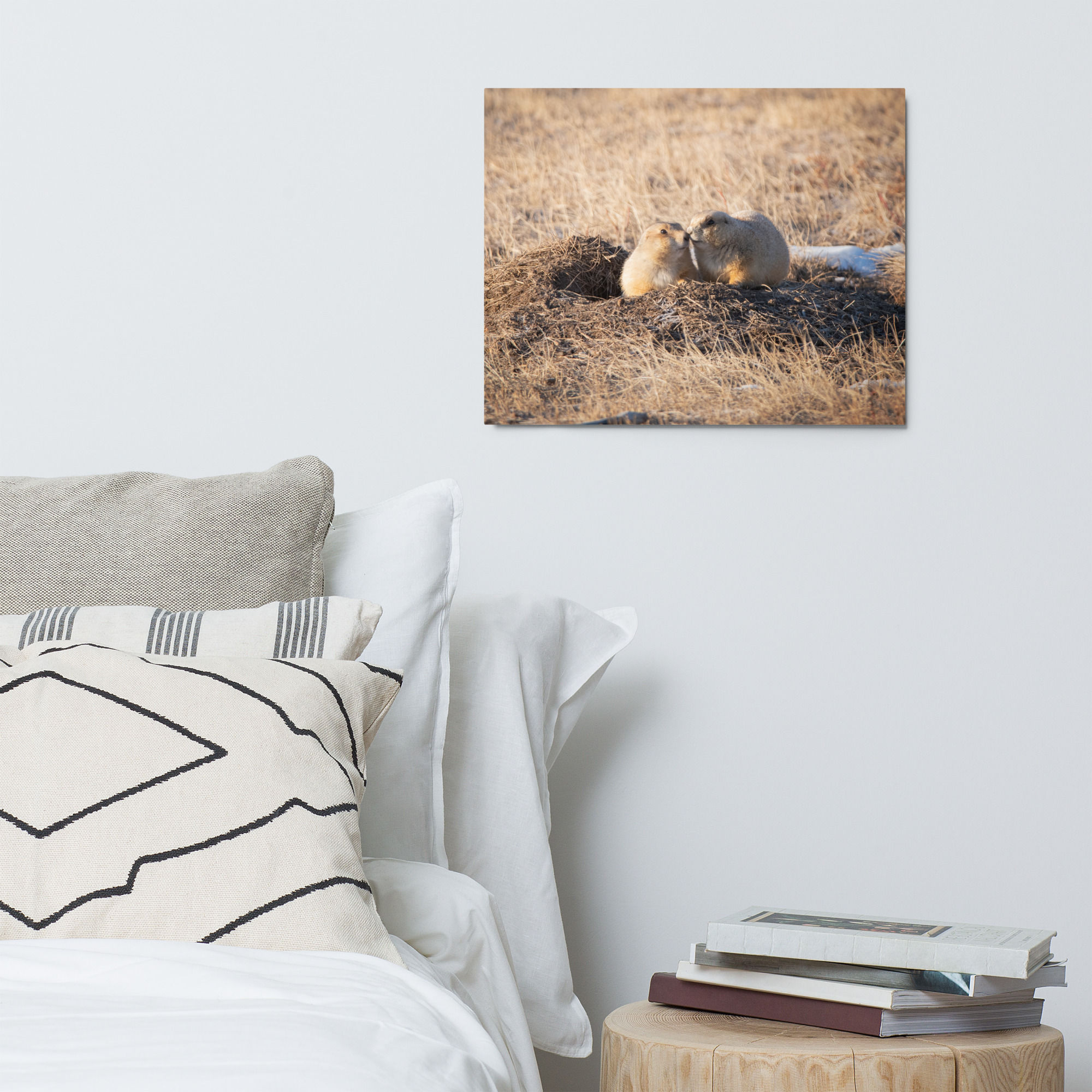 'Prairie Dog Valentines' Metal prints