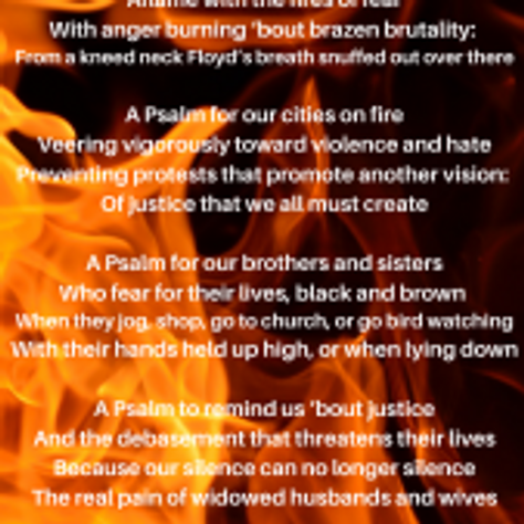 A Psalm for Cities on Fire