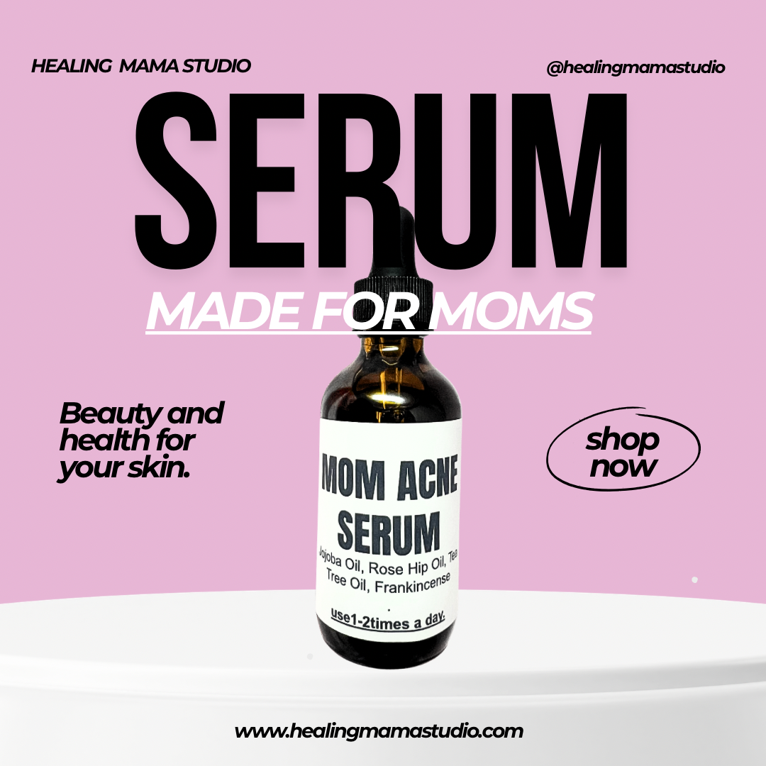 Mom Acne Serum | Holistic Serum | Face Drops | Healing Mama Studio