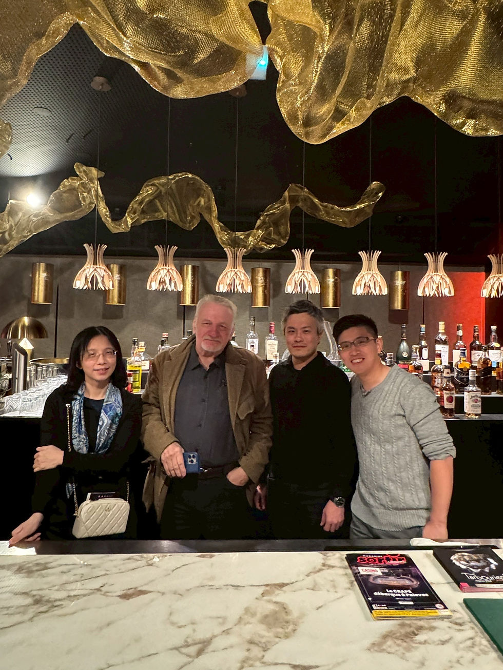 與人工椎間盤的發明人Dr. Marnay共進晚餐