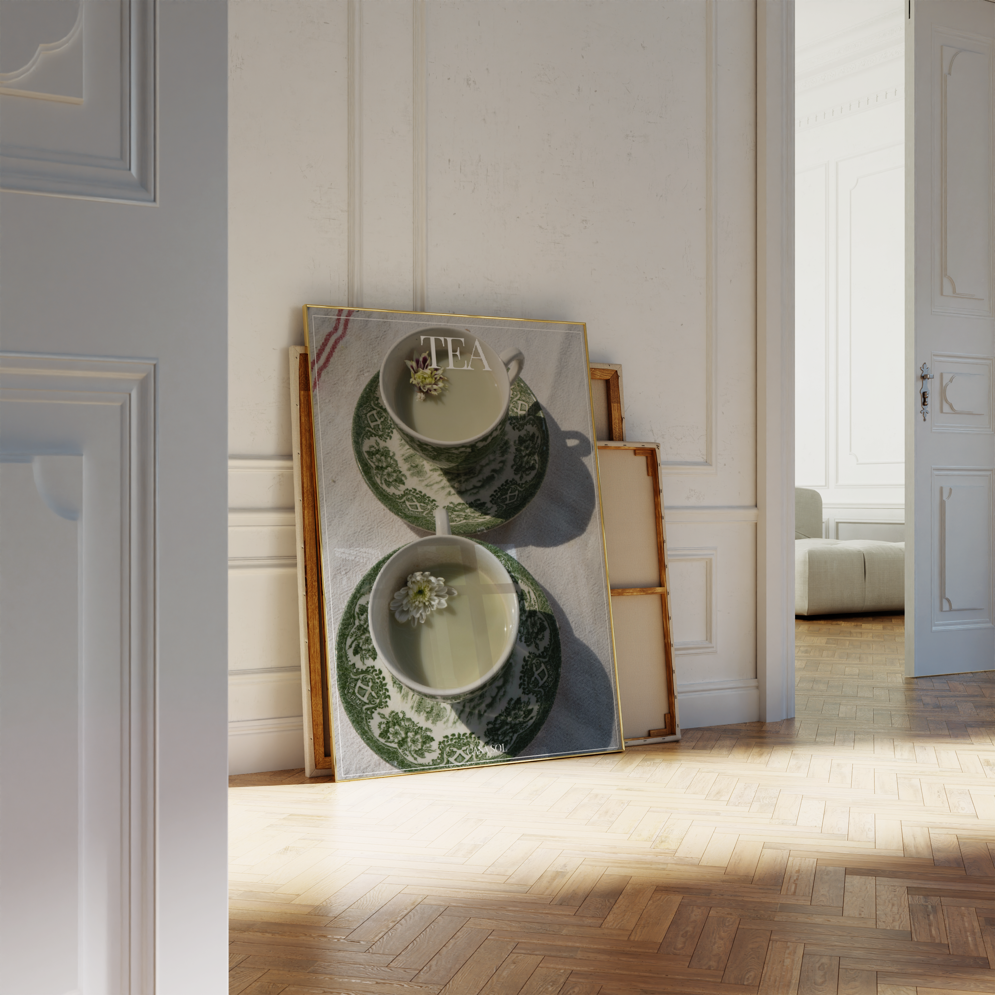 TEA CUPS PRINT