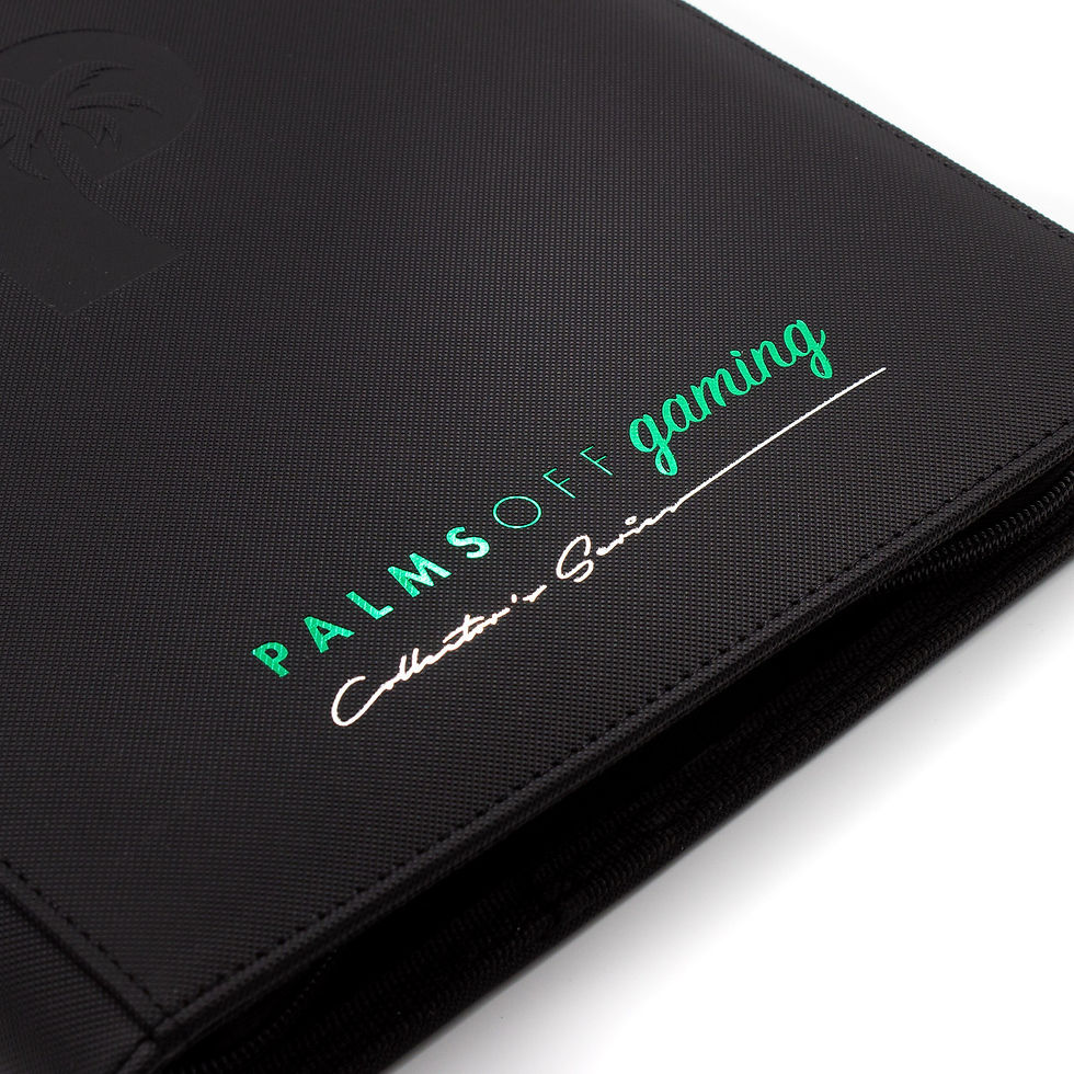 Thumbnail: POG Collector's Series Top Loader Zip Binder - BLACK