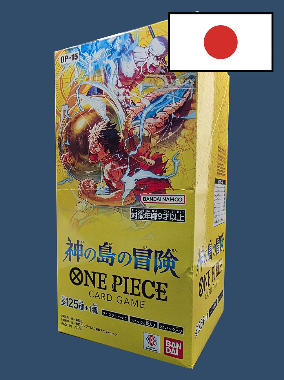 OP-15 Adventure on KAMI's Island One Piece TCG Booster Box Japanese