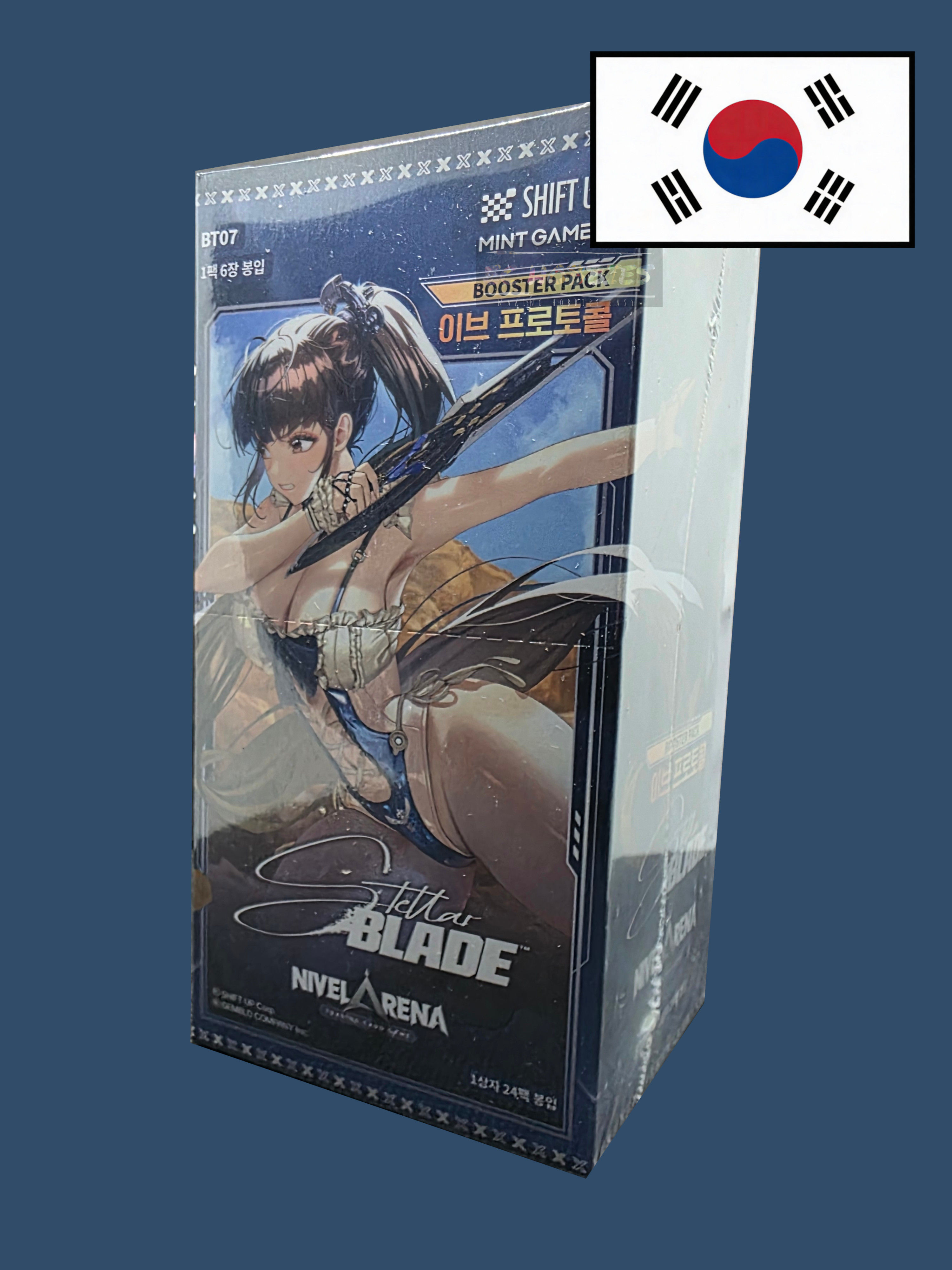 BT07 Stellar Blade Nivel Arena TCG Booster Box Korean
