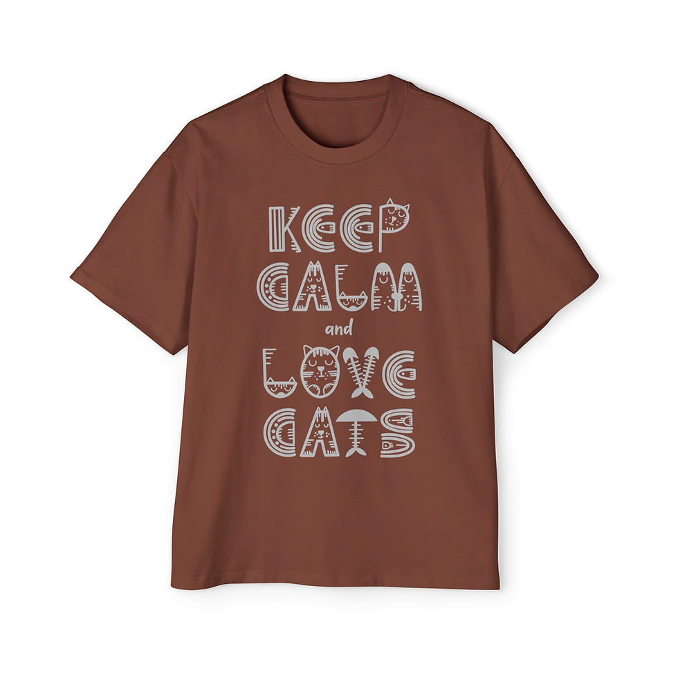 Thumbnail: Keep Calm and Love Cats TShirt