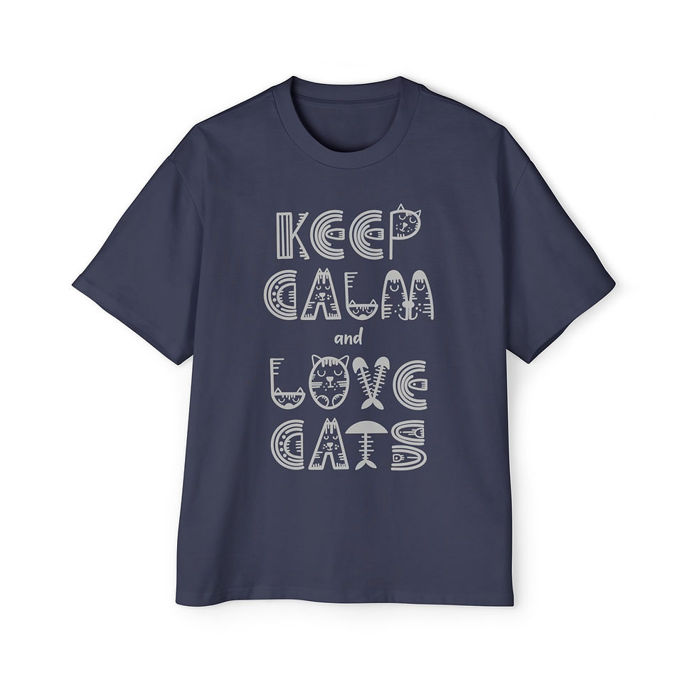 Thumbnail: Keep Calm and Love Cats TShirt