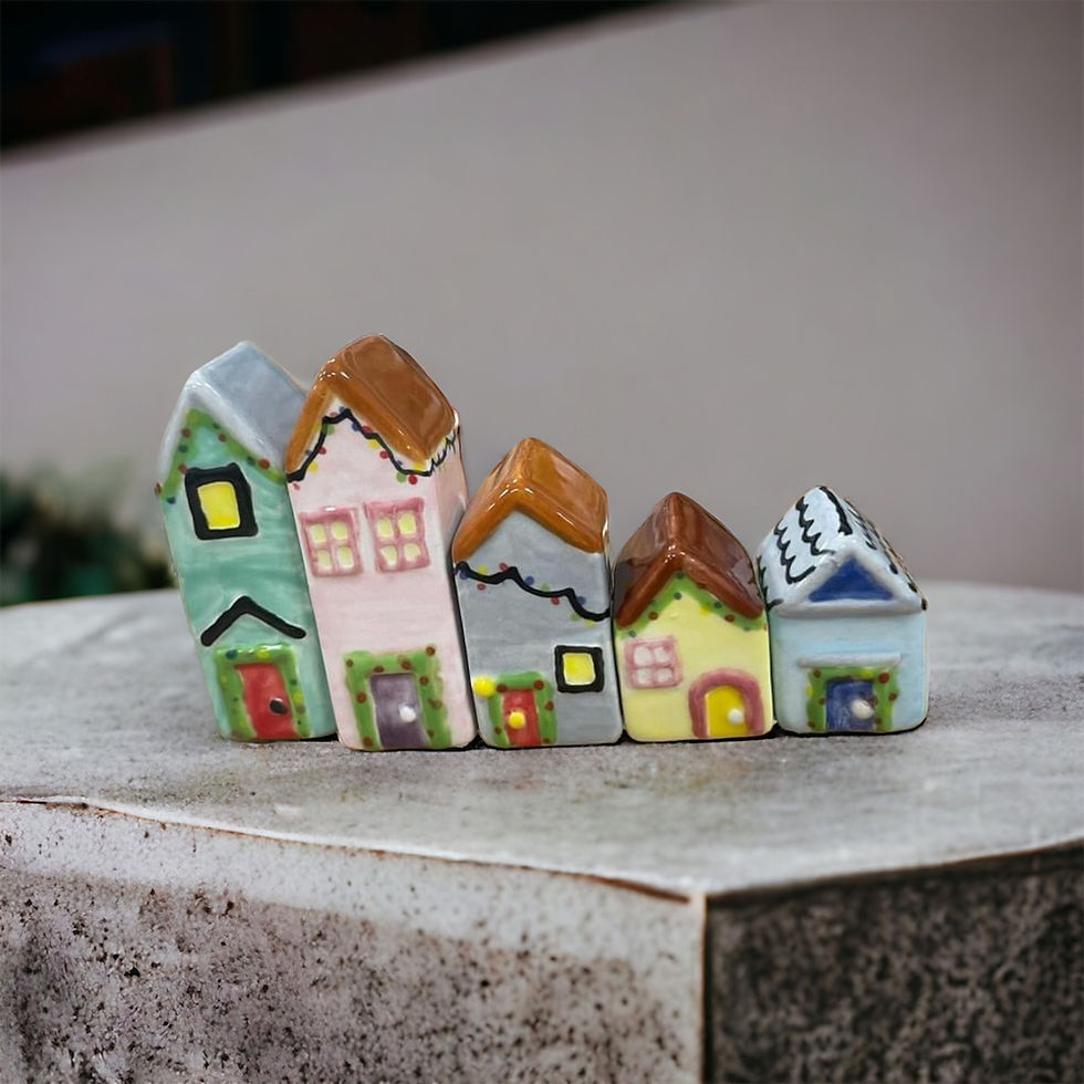Miniature Houses set