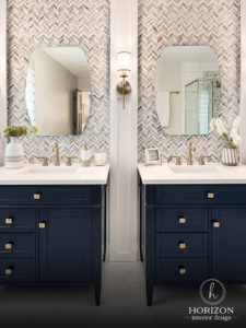 His & Her Bathroom vanity units and mirrors
