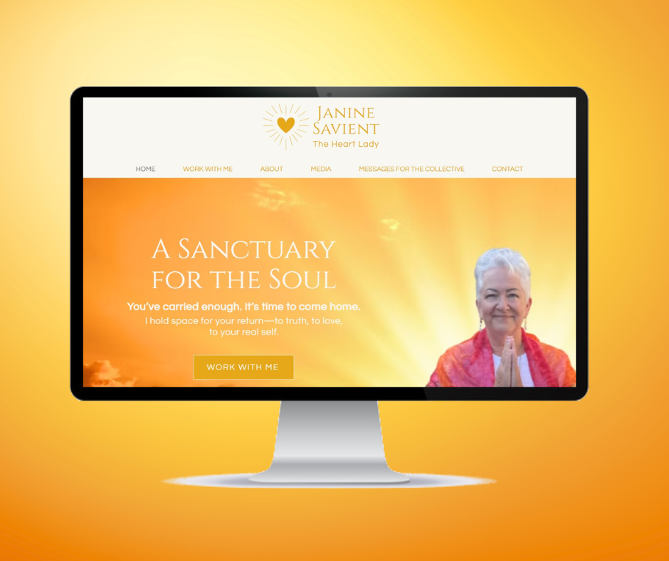 Janine Savient website header