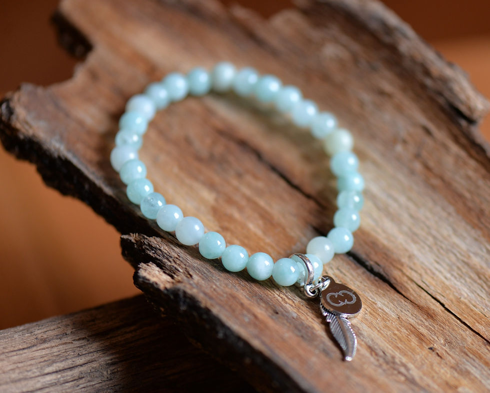 Thumbnail: Amazonite Ocean Blue Bracelet