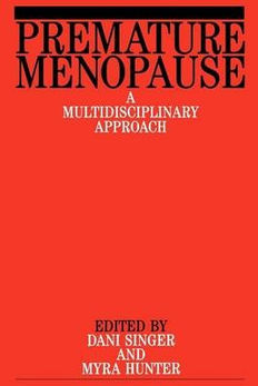Premature Menopause a Multidisiplinary Approach