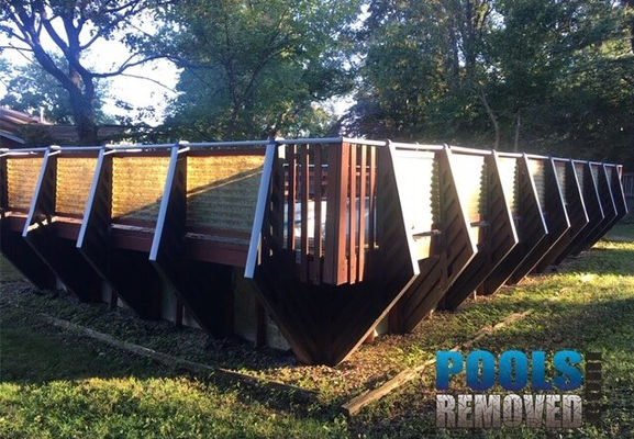 Above ground swimming pool
