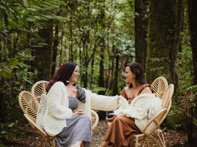 Cassandra Hogan and friend