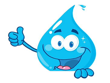 Vector image of a water drop