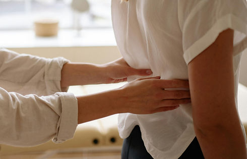 Image from pexels-yankrukov-5793653 of woman receiving physio treatment
