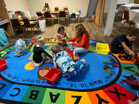 Children playing at Mission Point Fellowship 