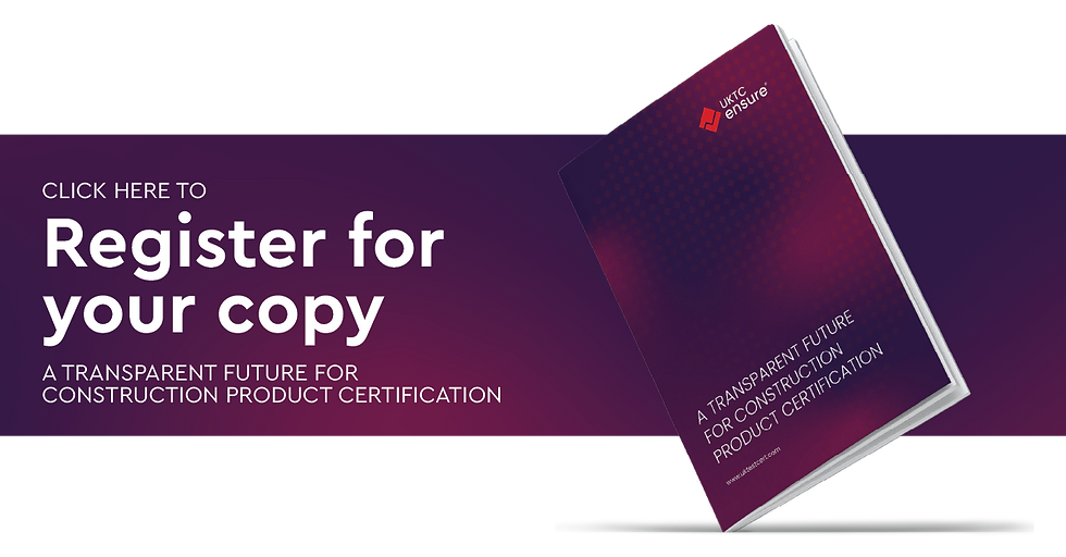 A button for access to the form to download the UKTC ensure white paper