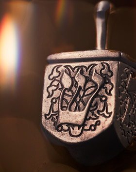 Dreidel d'argent