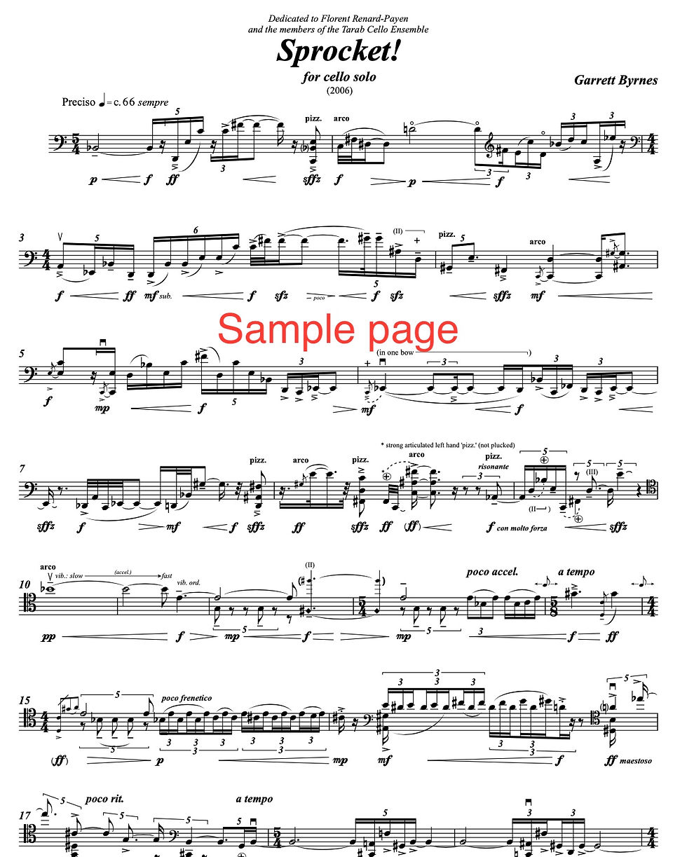 Thumbnail: Sprocket! (Cello Solo)