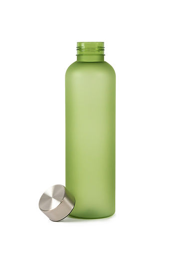 Fotografía de producto botella verde ecommerce