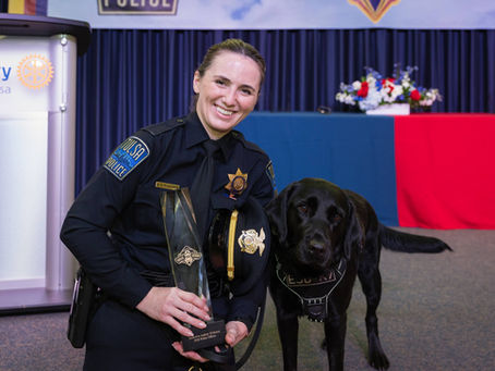 Det. Aubrey Williams and her K-9 partner Ripley