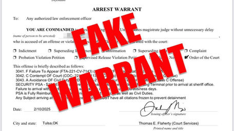 Scammers targeting Tulsa County residents with fake warrant calls