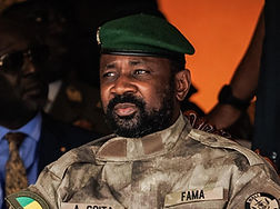 Malian interim President, Colonel Assimi Goita