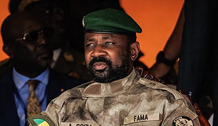 Malian interim President, Colonel Assimi Goita