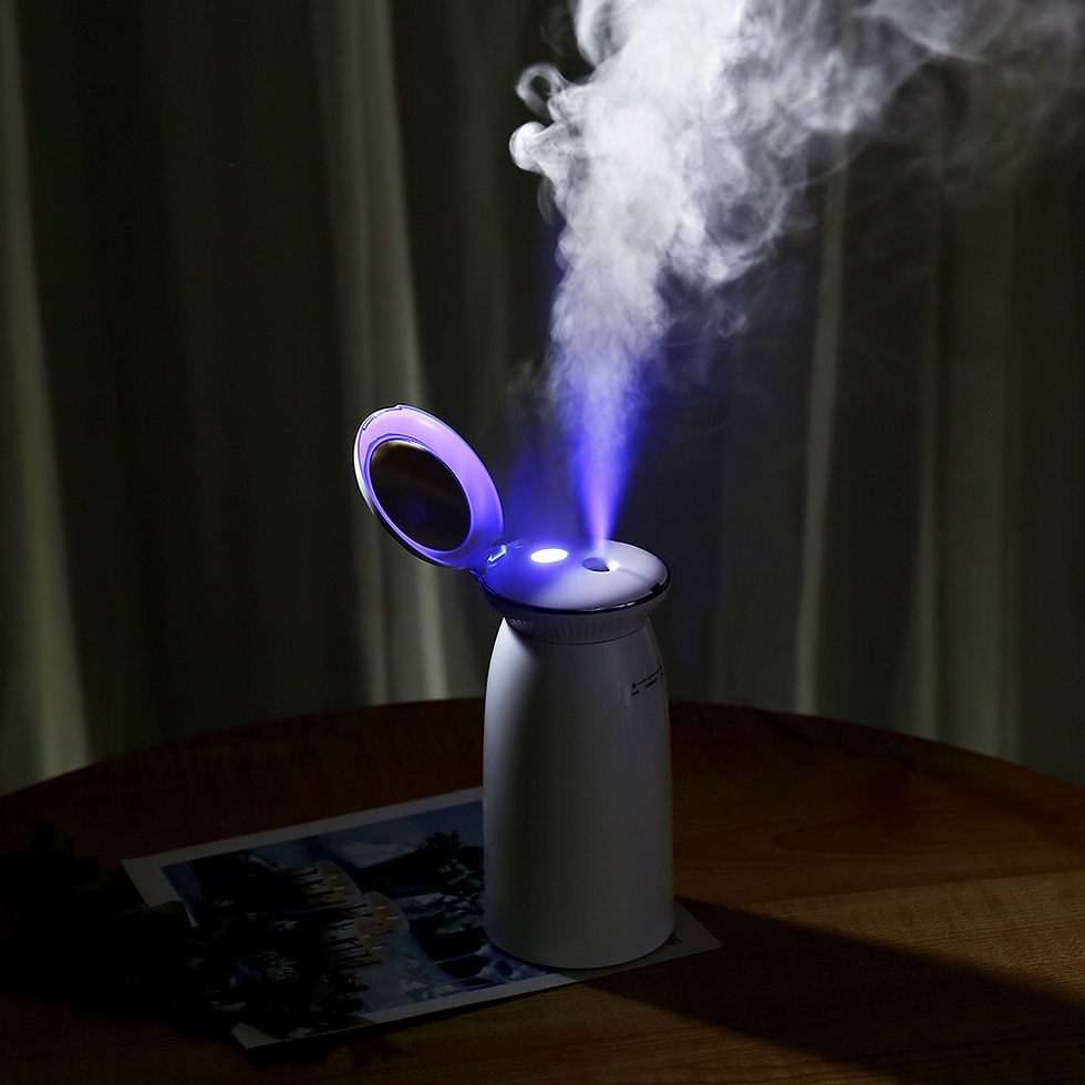 Thumbnail: USB Mini Humidifier with Shell Flip Cover and Mirror