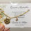 Miniatura: Pulseira Dourada Girasol Letra Simples
