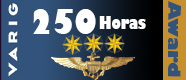250 horas de voo!