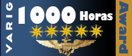 1000 horas de voo!