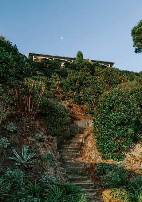 Jardin paysager créé au Cap Ferret par un paysagiste local