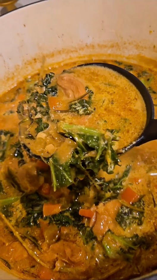 Creamy Thai Curry Chicken Soup (Dairy-Free Comfort Food)