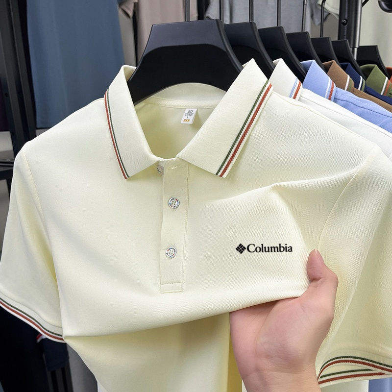 Miniatura: Camisa polo masculina de manga curta