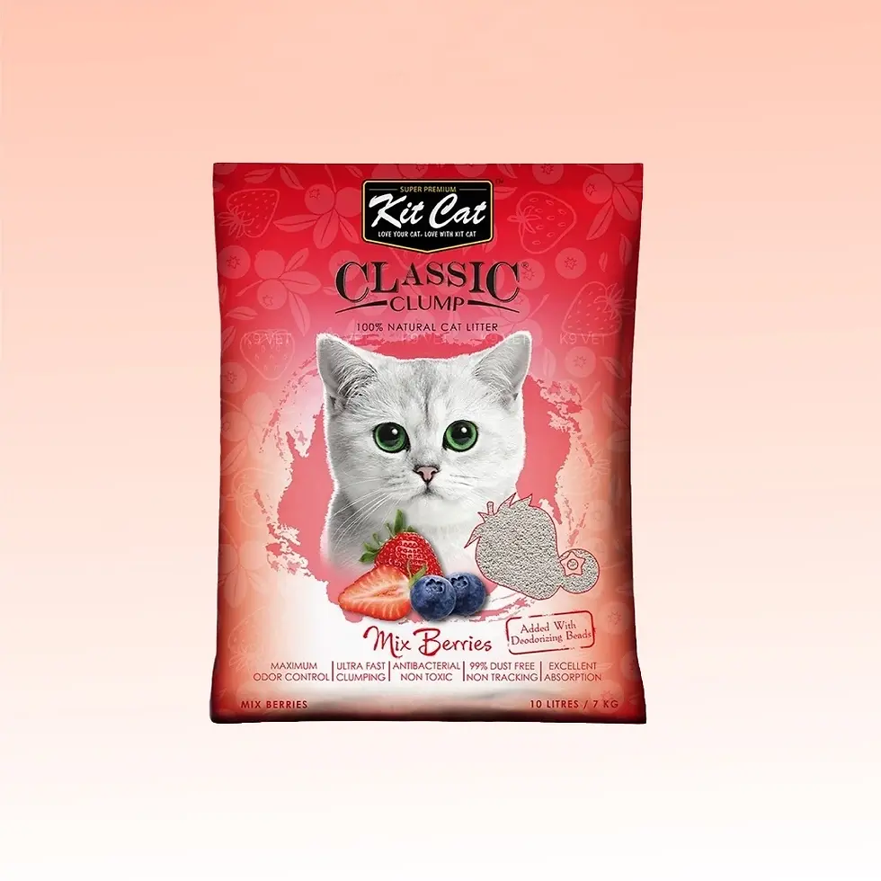 Thumbnail: Cát tái sử dụng - Cát thủy tinh Kitcat cho mèo túi 5L