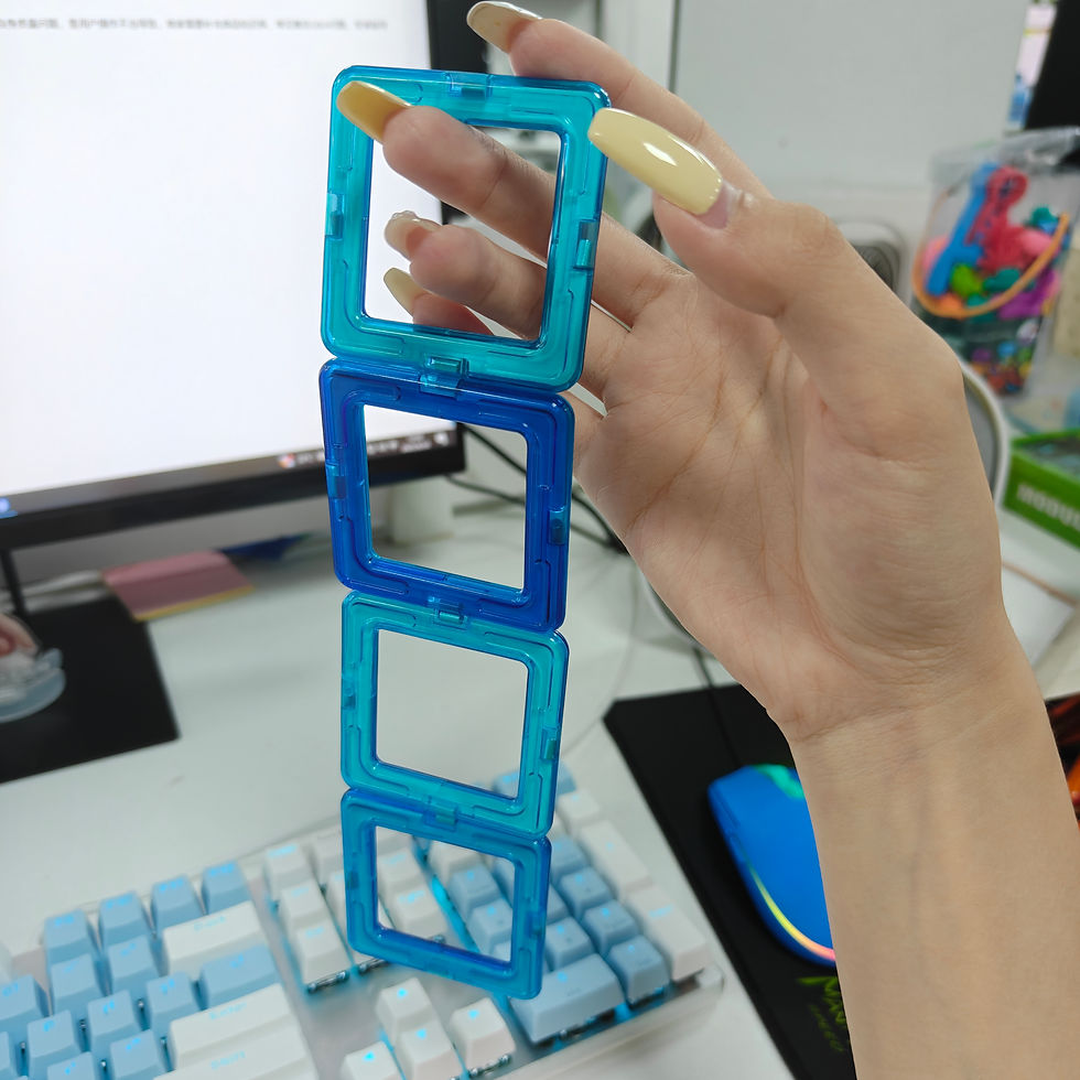 Miniatura: Blocos de Construção Magnéticos DIY