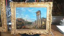 Restauration d'un G. Paolo Panini