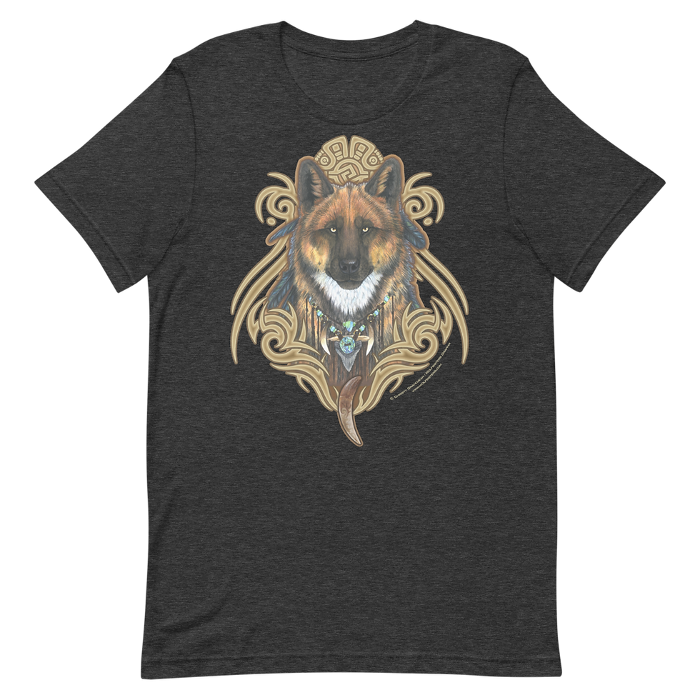 Thumbnail: Dire Wolf Aenocyon Dirus Unisex t-shirt