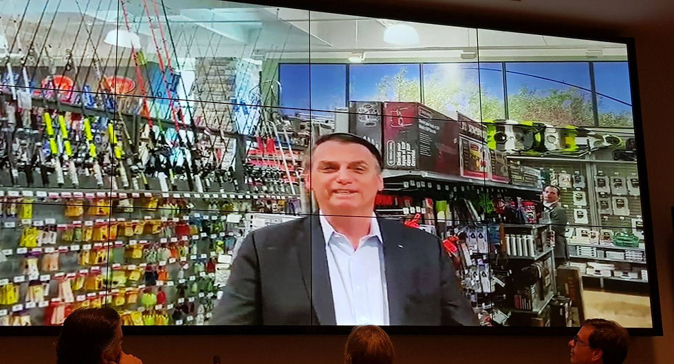 Bolsonaro saudou os participantes