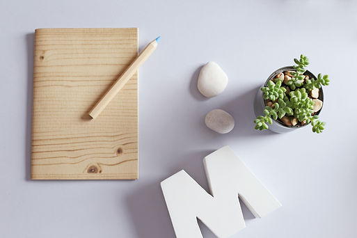 Minimal Desk Flatlay